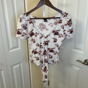 RUE 21 Floral Bodysuit